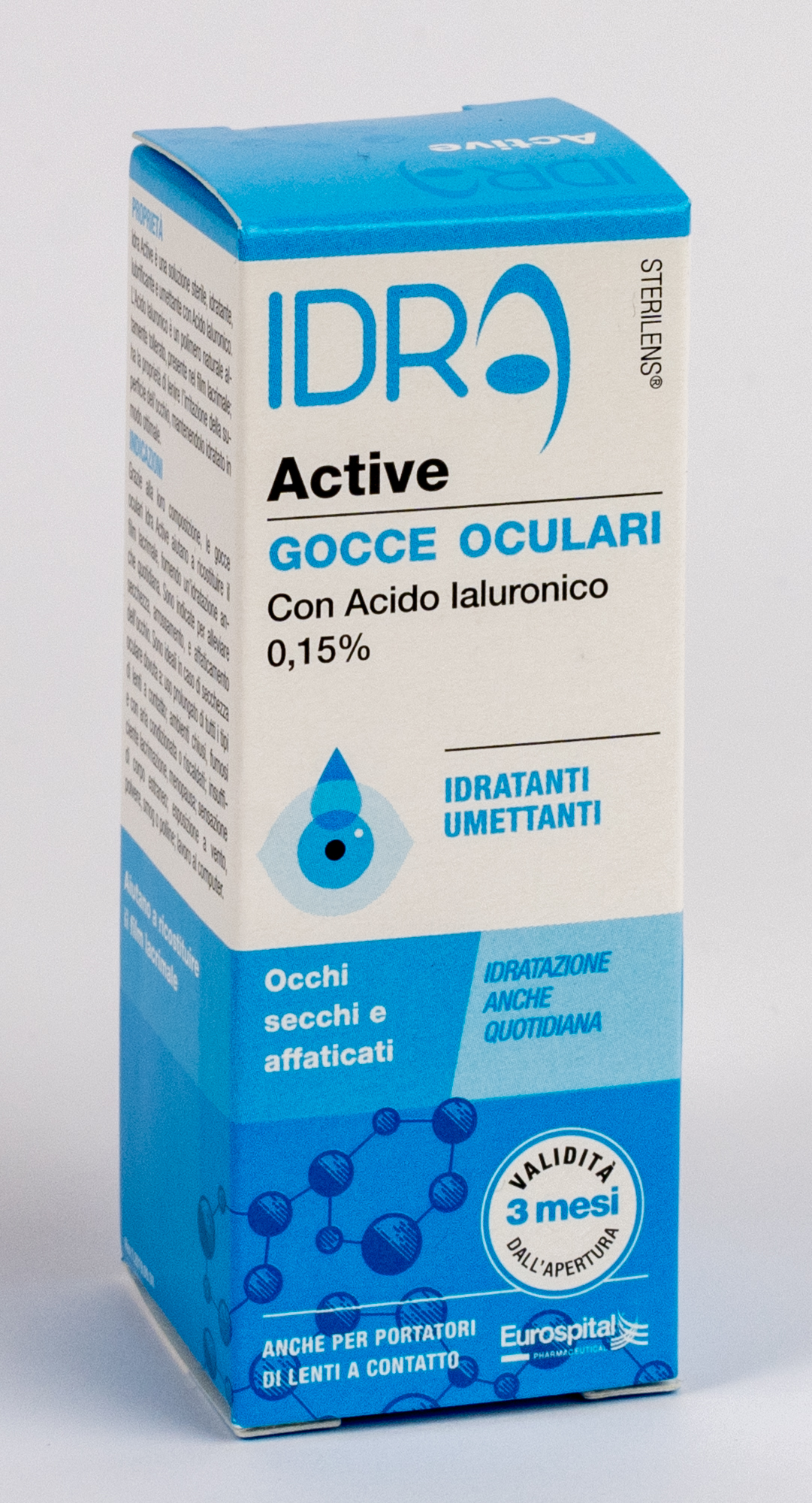 Sterilens Idra Active 10ml gocce oculari con acido ialuronico